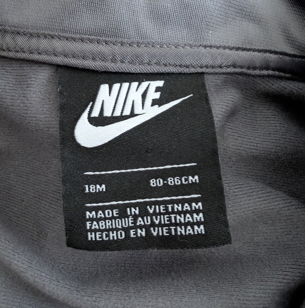 Nike Toddler Gray Jacket Size 18 Month - Picture 5 of 6
